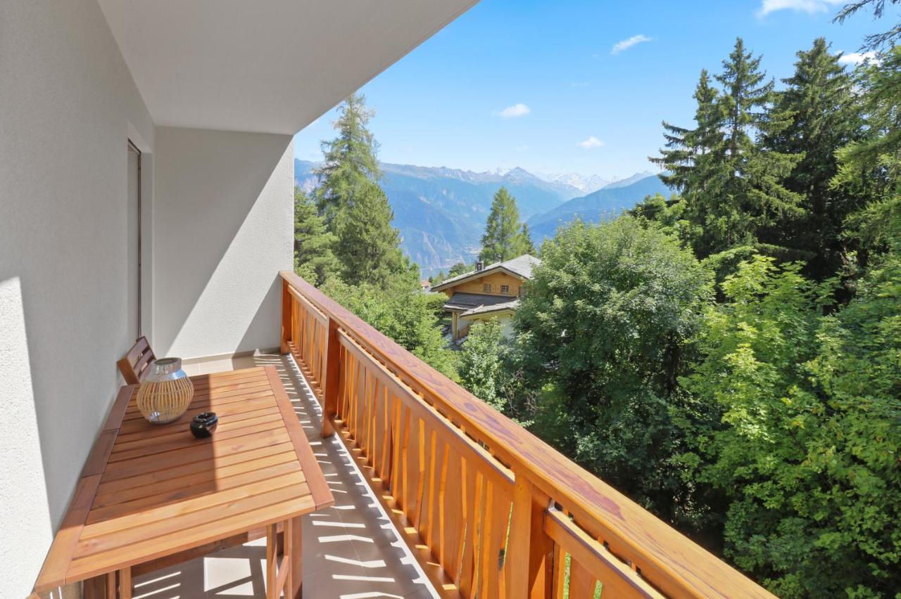 Appartement Grandiose Avec Vue Sur Les Montagnes Crans-Montana Luaran gambar